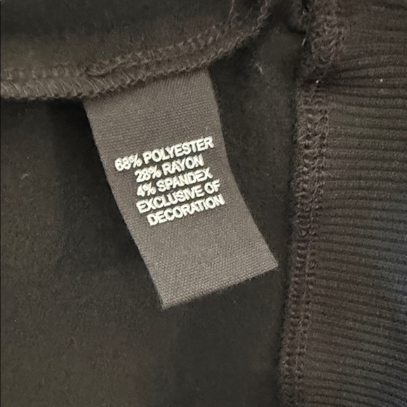 Marled, Skull Hoodie Sweatshirt, Black, Sz S - Picture 10 of 10